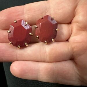 Red jasper morgan studs